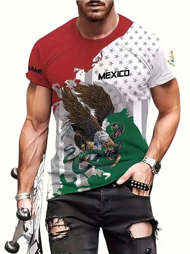 Round Neck Men's Short Sleeve T-shirt 10 Round Neck Men's Short Sleeve T-shirt - Image 10