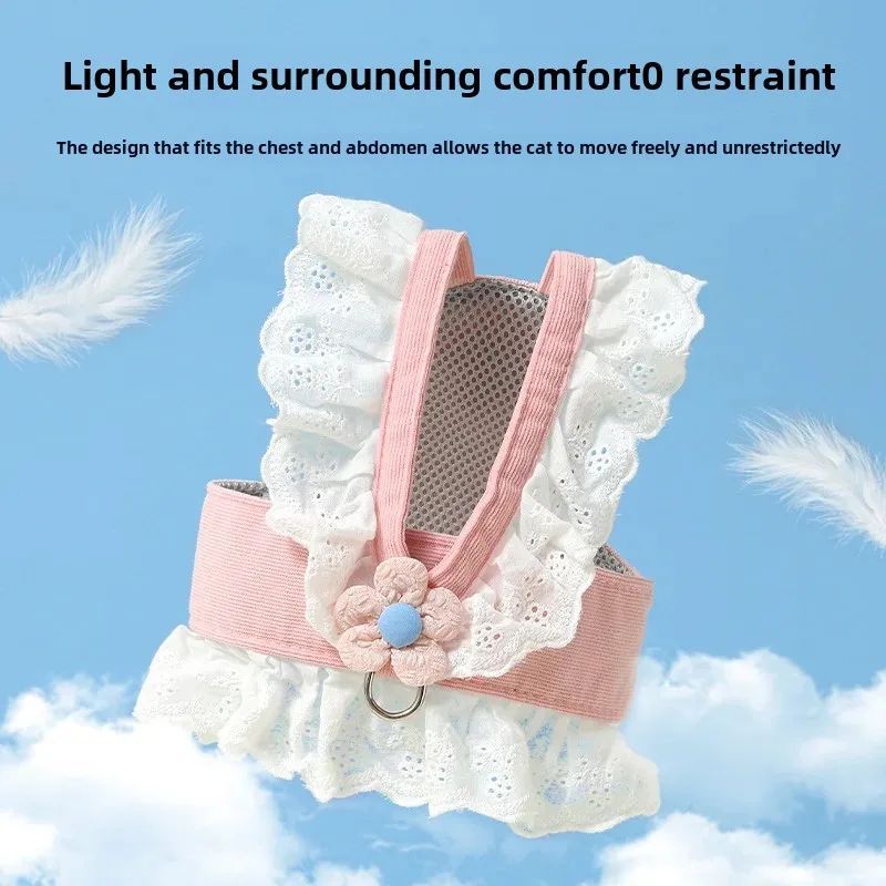 Pet Harness & Leash Set for Puppies, Dogs and Cats 6 Pet Harness & Leash Set for Puppies, Dogs and Cats - Image 6