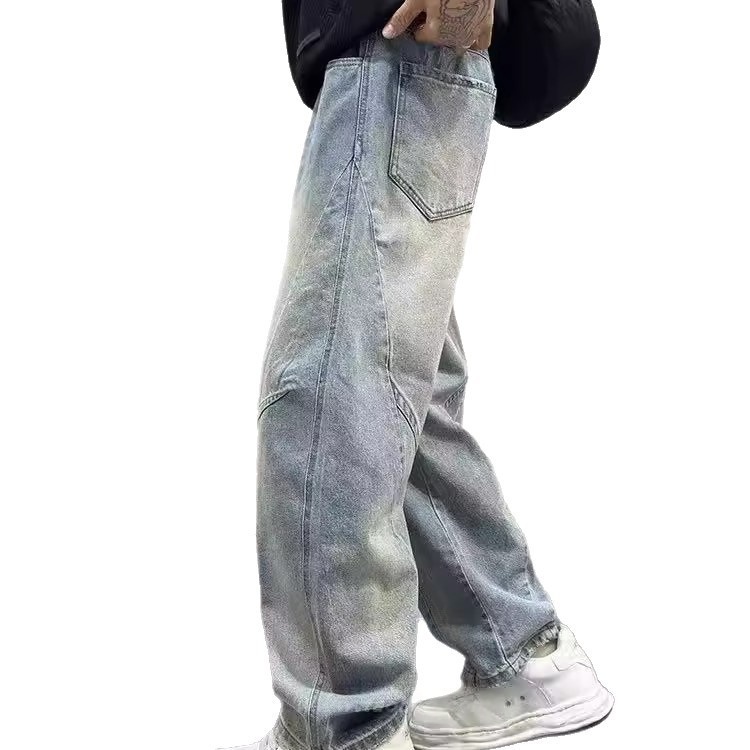 Loose Straight-leg Sabre-cut Trousers 2 Loose Straight-leg Sabre-cut Trousers - Image 2