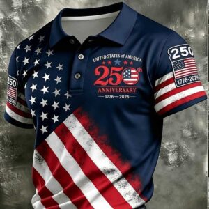 Men's 3D Digital-Print Geometric Short-Sleeve Shirt