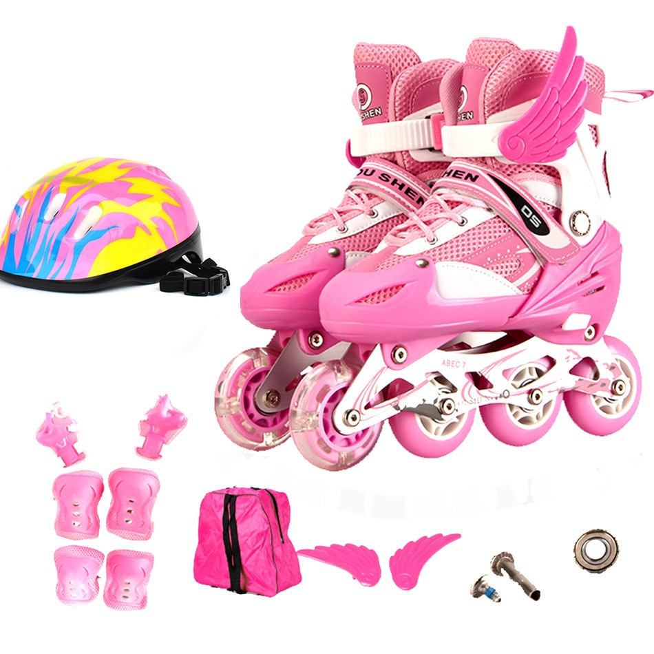 Single Wheel Adjustable Children's Roller Skates 4 Single Wheel Adjustable Children's Roller Skates - Image 4
