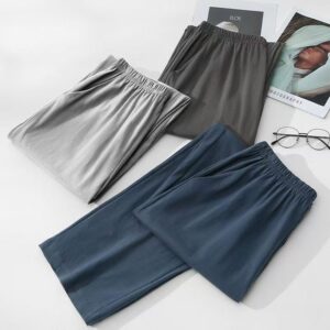 Cotton Loose And Comfortable Men's Sleeping Pants