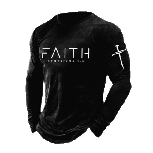 Custom made Round Neck, Long Sleeves Shirt 9 Custom made Round Neck, Long Sleeves Shirt - Image 9
