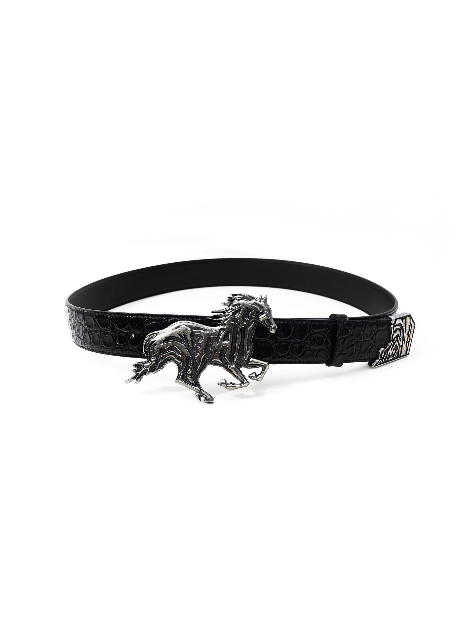 Textured Embossed Full-grain Leather Belt 5 Textured Embossed Full-grain Leather Belt - Image 5