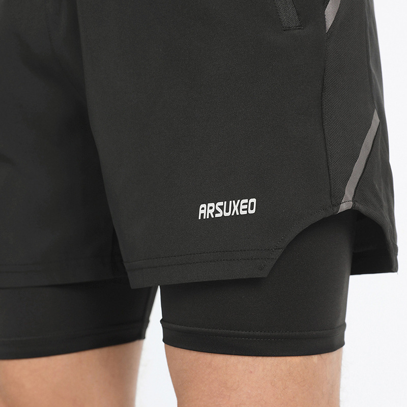 Sweatpants With Liner Quick-Drying And Breathable Running Shorts 2 Sweatpants With Liner Quick-Drying And Breathable Running Shorts - Image 2