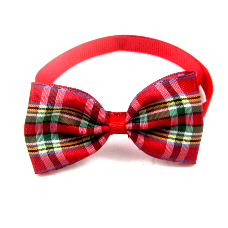 Plaid Pet Scarf and Tie Collar Accessory for Cats and Dogs 2 Plaid Pet Scarf and Tie Collar Accessory for Cats and Dogs - Image 2