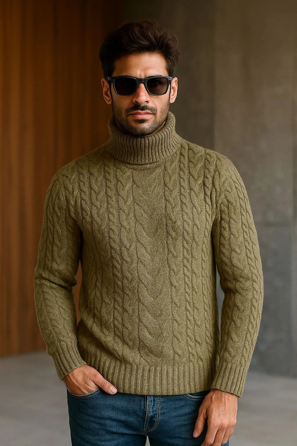 Men's Turtle neck Sweater 8 Men's Turtle neck Sweater - Image 8