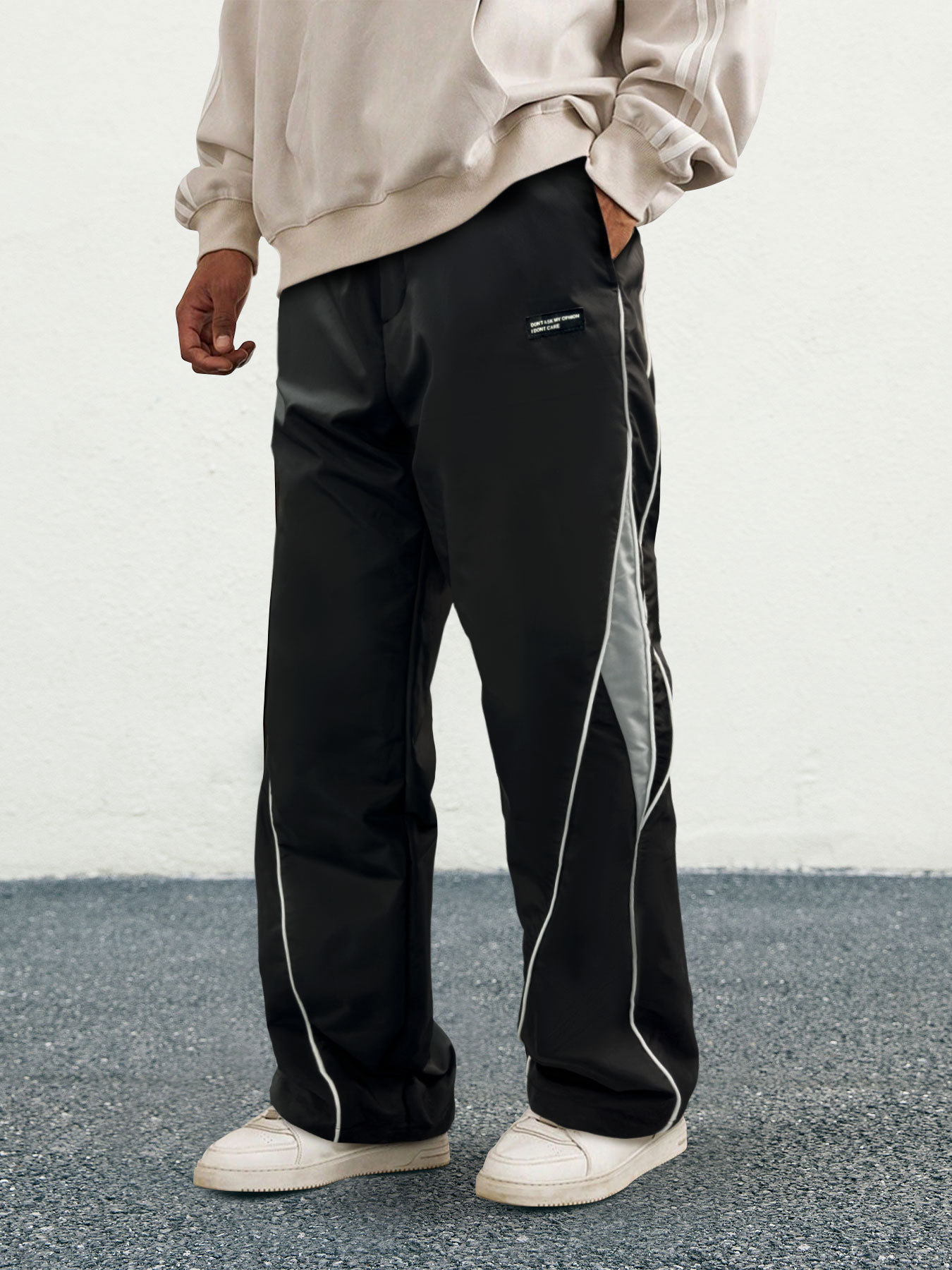 Relaxed-fit Straight-leg Athletic Pants 8 Relaxed-fit Straight-leg Athletic Pants - Image 8