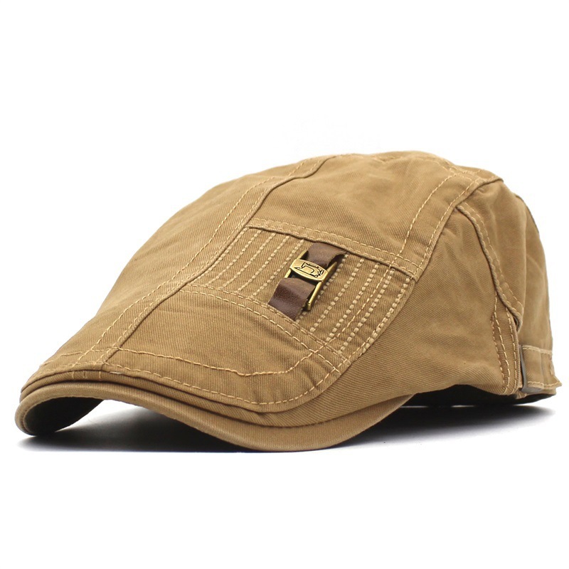 Leather Retro Peaked Cap 5 Leather Retro Peaked Cap - Image 5