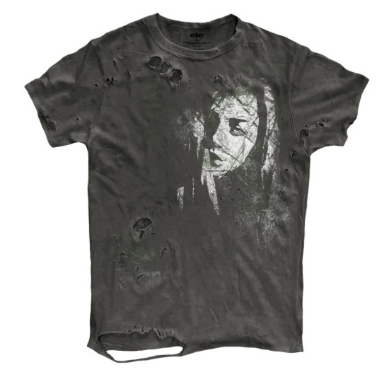 Distressed Washed Short-sleeve Ripped T-shirt For Men 1 Distressed Washed Short-sleeve Ripped T-shirt For Men