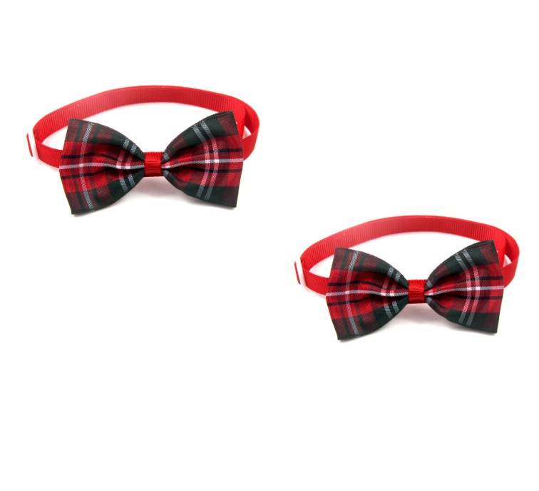 Plaid Pet Scarf and Tie Collar Accessory for Cats and Dogs 6 Plaid Pet Scarf and Tie Collar Accessory for Cats and Dogs - Image 6
