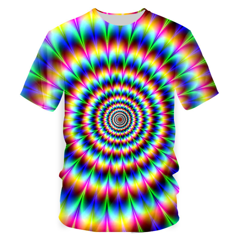 3D Digital Printing Floral Sweat-wicking Breathable T-shirt 10 3D Digital Printing Floral Sweat-wicking Breathable T-shirt - Image 10