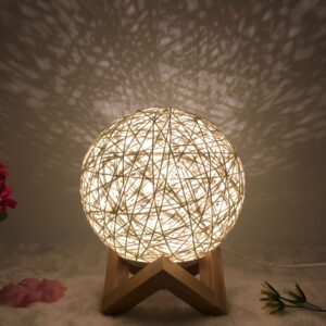 Creative Linen LED Table Lamp 16 Color