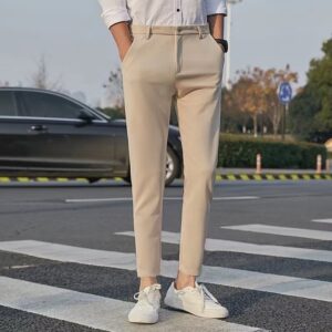 Home v4 VC 40 Slim-Fit Casual Drapey Cropped Trousers