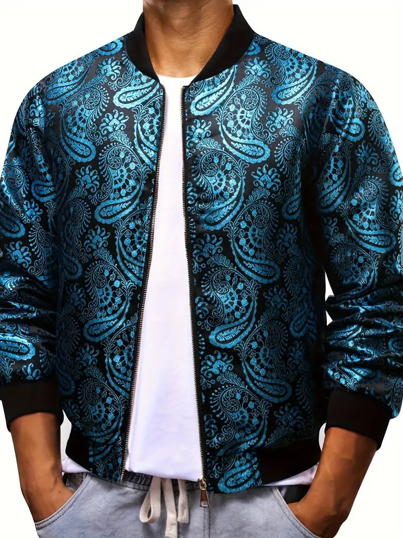 Men's Jacket With A Stand-up Collar 9 Men's Jacket With A Stand-up Collar - Image 9