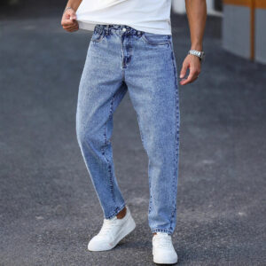 Light Blue Tapered Jeans