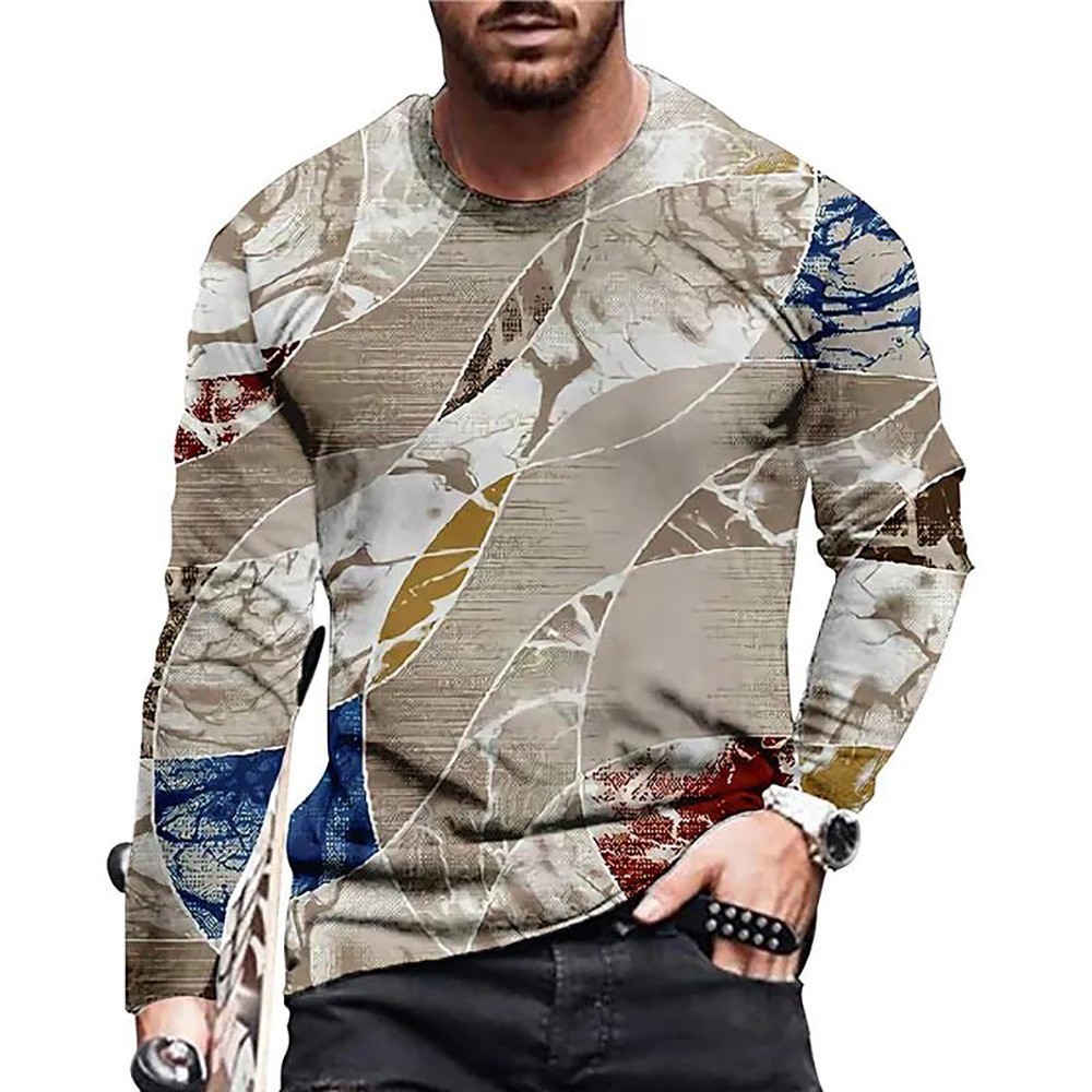 Men's Round Neck 3D Digital Printed T-shirt 6 Men's Round Neck 3D Digital Printed T-shirt - Image 6