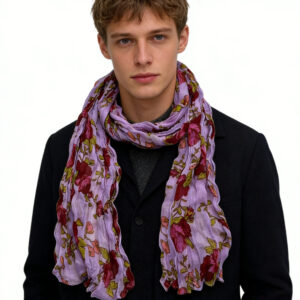 2pcs Polyester Scarf For Women & Men