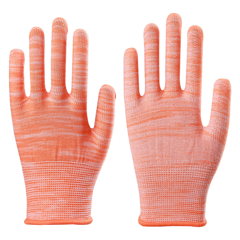 Colored Nylon PU-coated Safety Gloves 2 Colored Nylon PU-coated Safety Gloves - Image 2