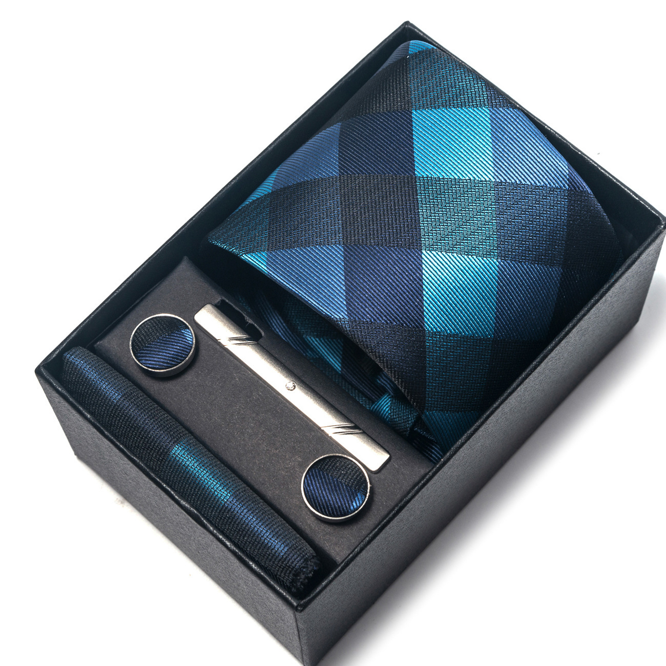Men's Polyester Yarn-dyed Jacquard Formal Tie 2 Men's Polyester Yarn-dyed Jacquard Formal Tie - Image 2