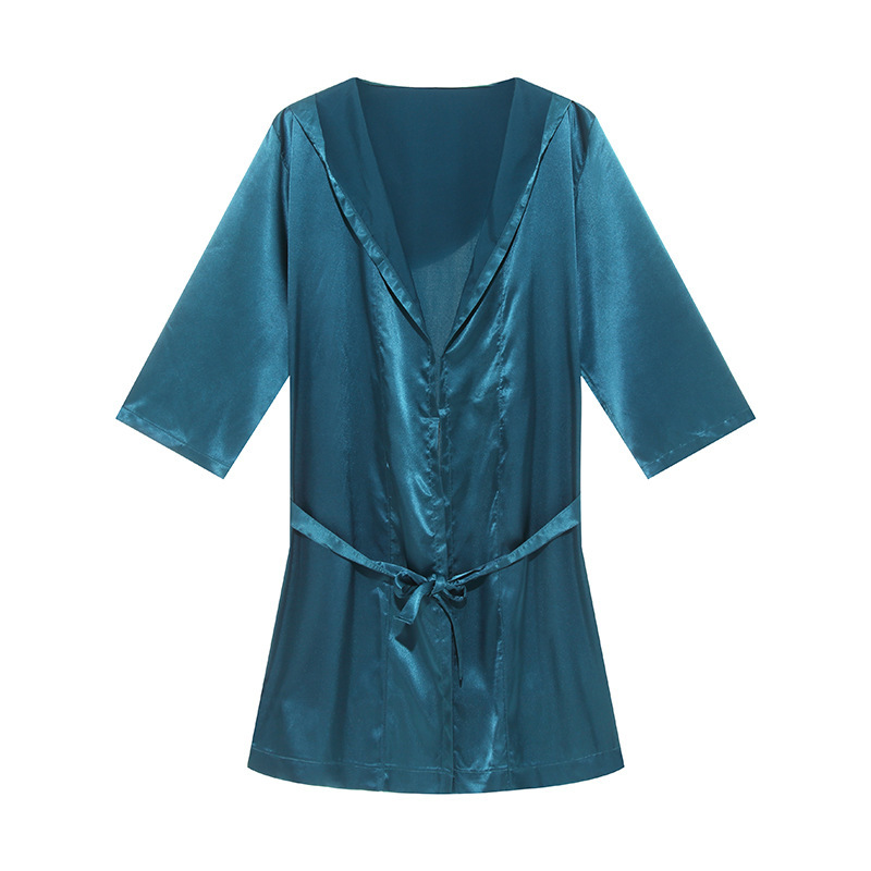 Thin Loose Short Sleeve Pajamas 8 Thin Loose Short Sleeve Pajamas - Image 8
