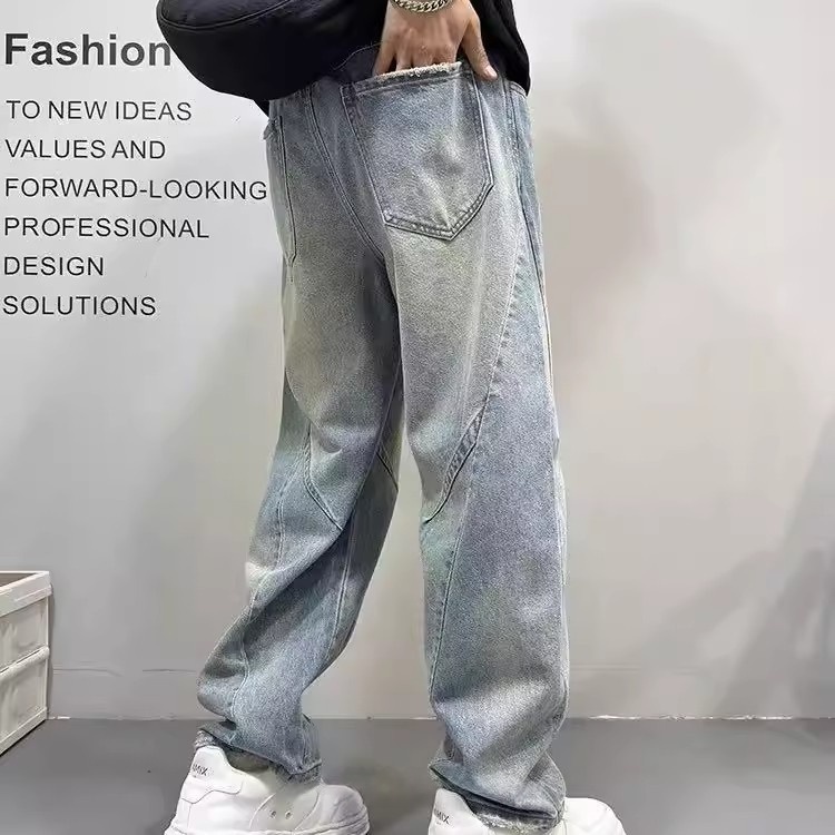 Loose Straight-leg Sabre-cut Trousers 4 Loose Straight-leg Sabre-cut Trousers - Image 4