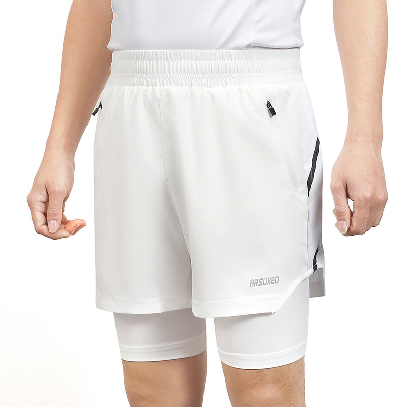 Sweatpants With Liner Quick-Drying And Breathable Running Shorts 7 Sweatpants With Liner Quick-Drying And Breathable Running Shorts - Image 7
