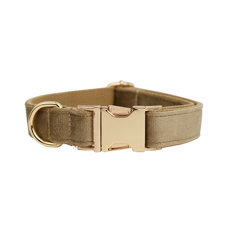 Beautiful Pet Collar Comfortable Velvet Fabric 2 Beautiful Pet Collar Comfortable Velvet Fabric - Image 2