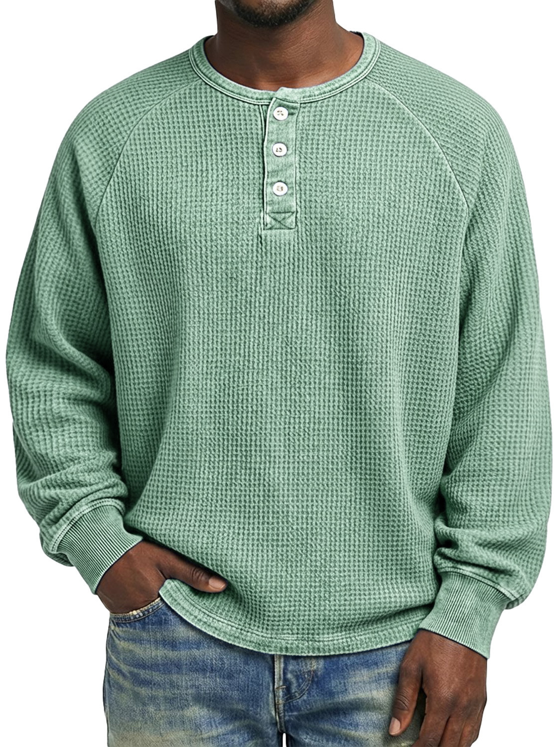 Men's Printed Casual Long-sleeve Shirt 8 Men's Printed Casual Long-sleeve Shirt - Image 8