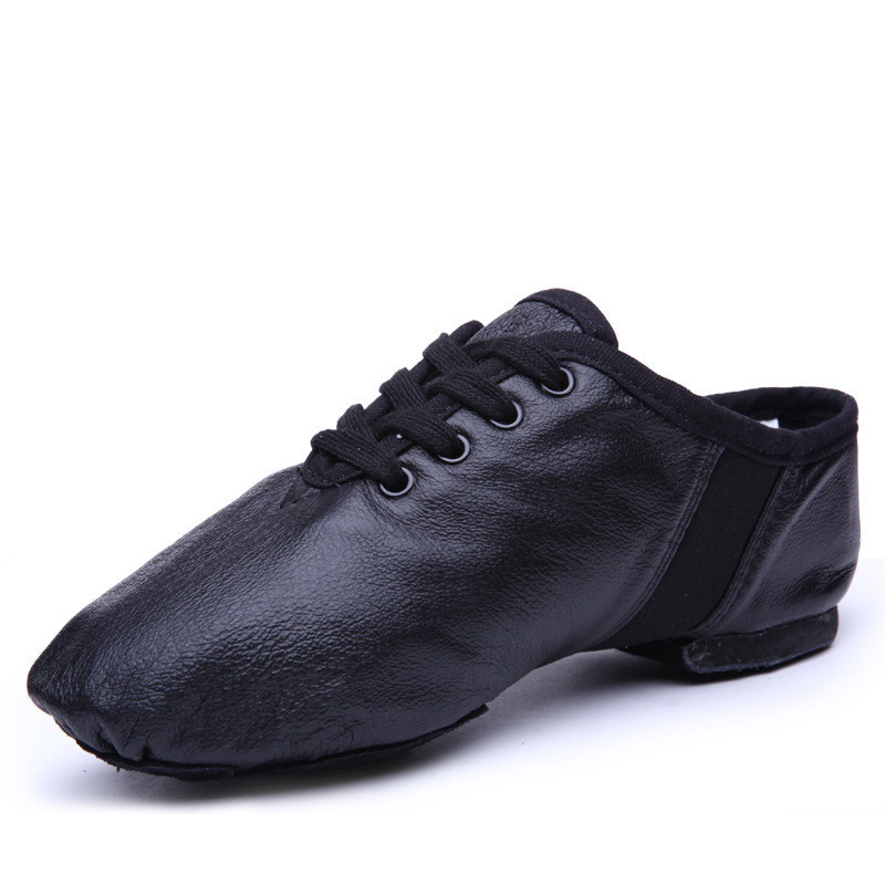 Leather Soft Bottom Practice Folk Dancing Shoes 5 Leather Soft Bottom Practice Folk Dancing Shoes - Image 5