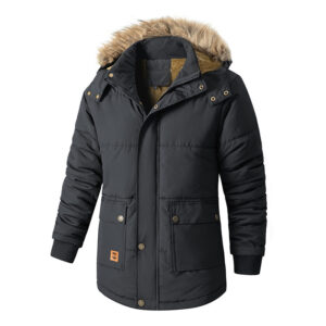 Hooded Padded And Insulated Coat