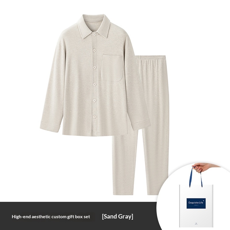 Jacquard Plaid Men's Pajama Set 7 Jacquard Plaid Men's Pajama Set - Image 7