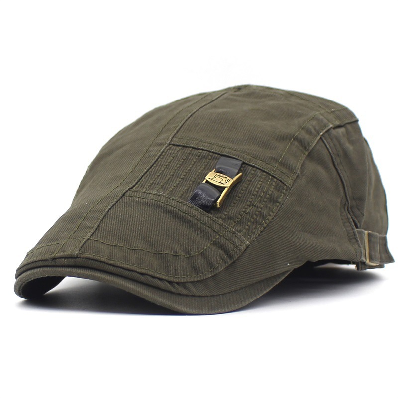 Leather Retro Peaked Cap 9 Leather Retro Peaked Cap - Image 9