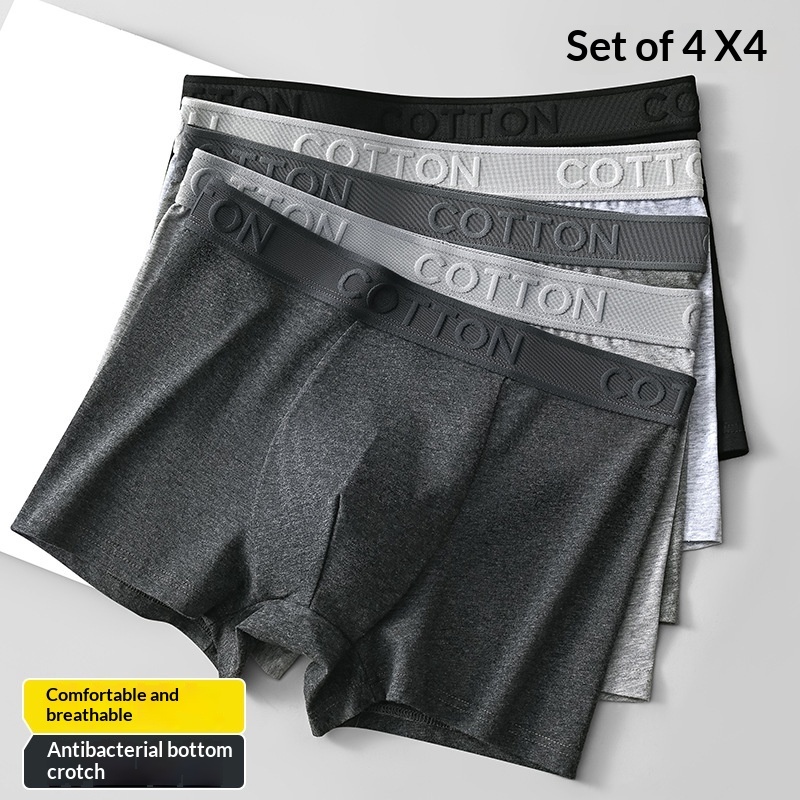 High-End Antibacterial Cotton Boxer Briefs For Men 1 High-End Antibacterial Cotton Boxer Briefs For Men