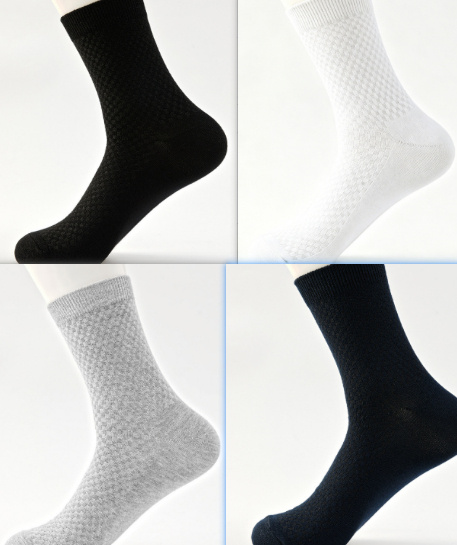 Breathable Black Long Socks 5 Breathable Black Long Socks - Image 5