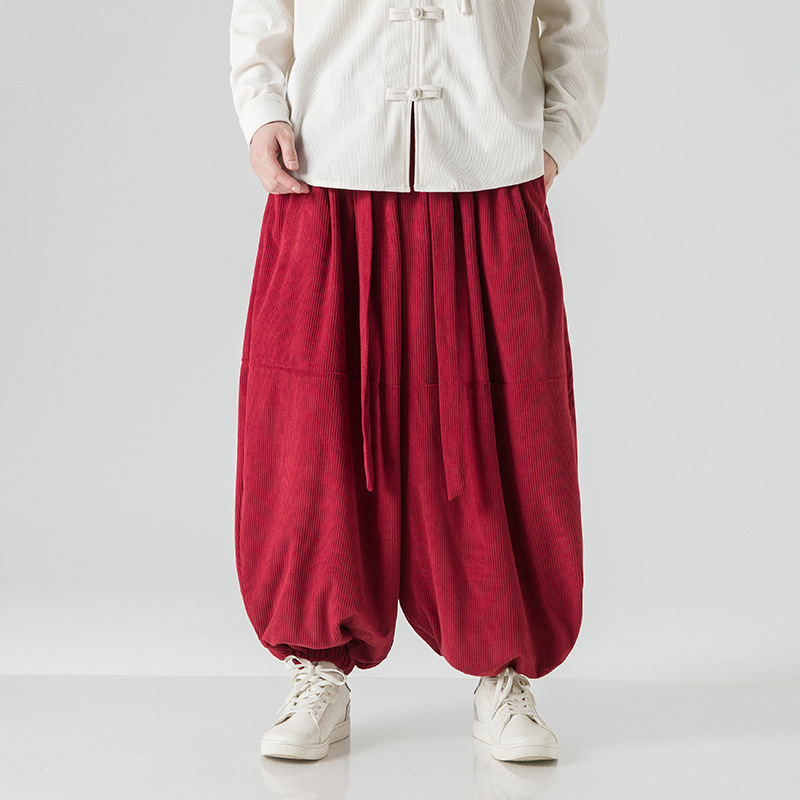 Loose-fitting Harem Pants With Elastic Cuffs 4 Loose-fitting Harem Pants With Elastic Cuffs - Image 4