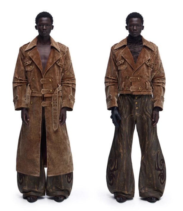 Detachable Corduroy Multi-style Jacket Parka Coat 3 Detachable Corduroy Multi-style Jacket Parka Coat - Image 3