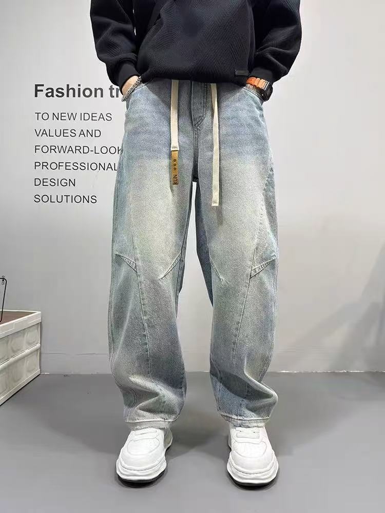Loose Straight-leg Sabre-cut Trousers 3 Loose Straight-leg Sabre-cut Trousers - Image 3