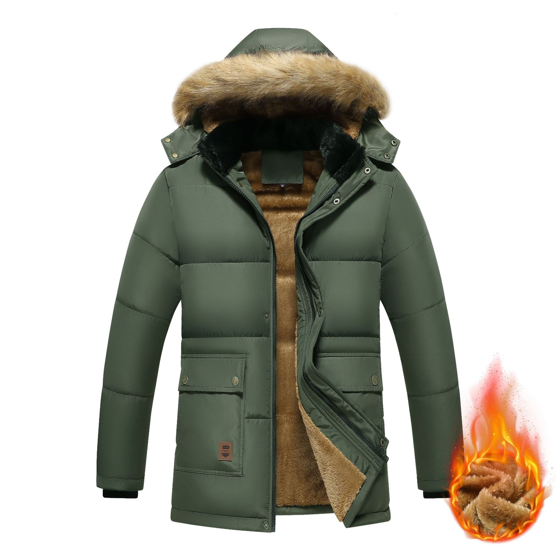 Hooded Padded And Insulated Coat 6 Hooded Padded And Insulated Coat - Image 6