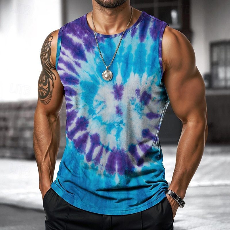 3D Digital Printing Sleeveless Men's Vest 5 3D Digital Printing Sleeveless Men's Vest - Image 5