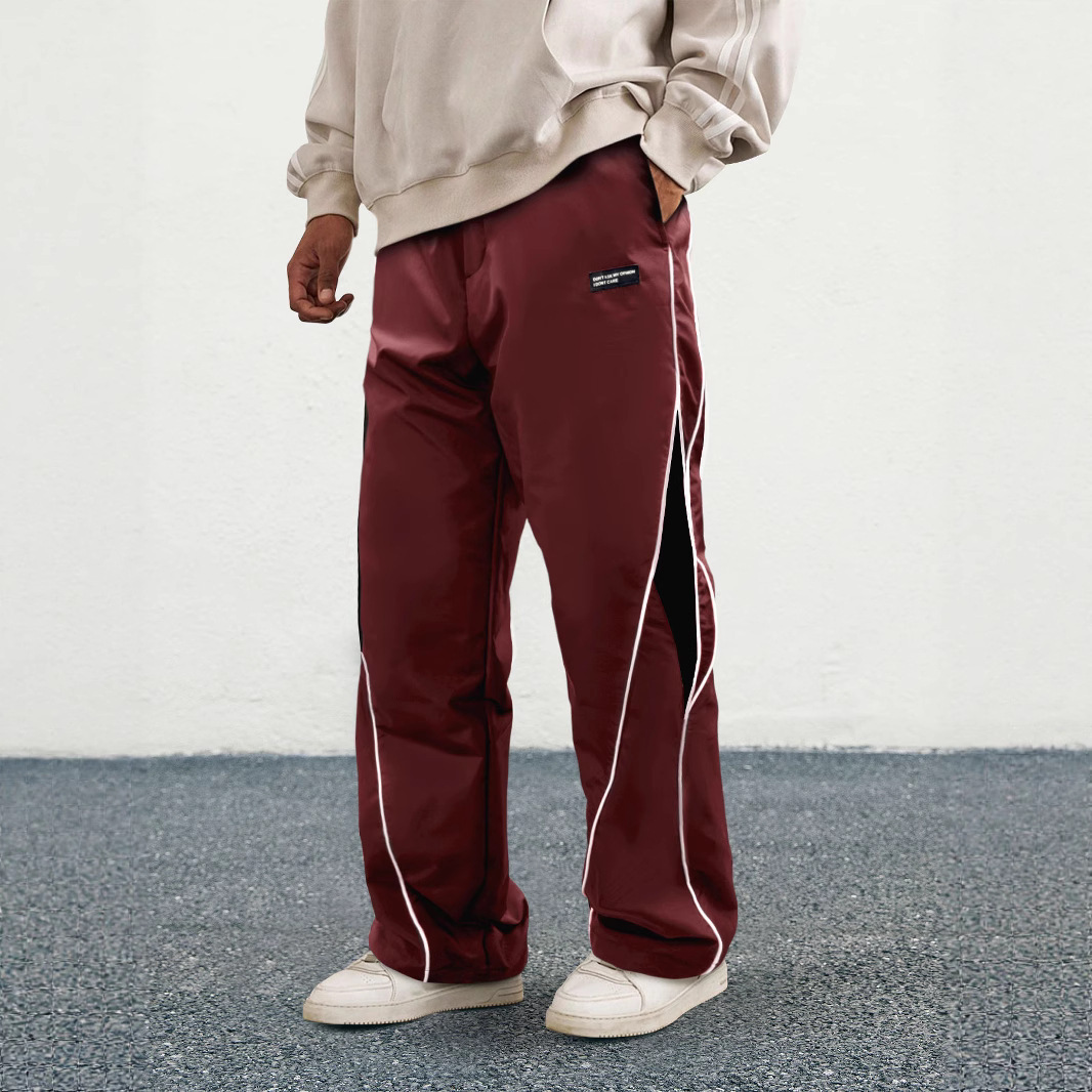 Relaxed-fit Straight-leg Athletic Pants 4 Relaxed-fit Straight-leg Athletic Pants - Image 4