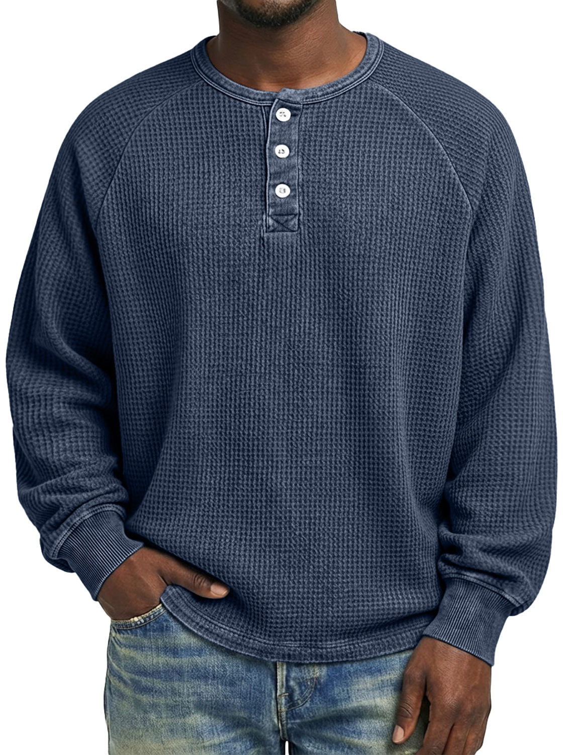 Men's Printed Casual Long-sleeve Shirt 3 Men's Printed Casual Long-sleeve Shirt - Image 3