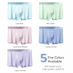 Men's Ice Silk Boxer Briefs Breathable, Moisture-Managing, Ultra-Soft Comfort Underwear