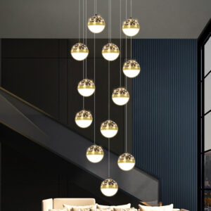 Duplex Staircase Chandelier