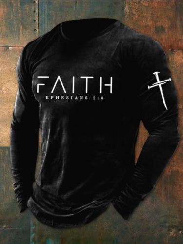 Custom made Round Neck, Long Sleeves Shirt 8 Custom made Round Neck, Long Sleeves Shirt - Image 8