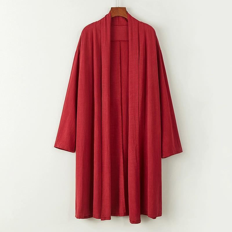 Men's Mandarin-collar Mid-length Trench Coat 7 Men's Mandarin-collar Mid-length Trench Coat - Image 7