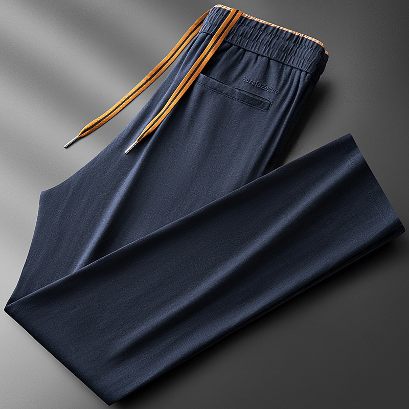 Men's Micro Wide Straight Breathable Sports Pants 3 Men's Micro Wide Straight Breathable Sports Pants - Image 3
