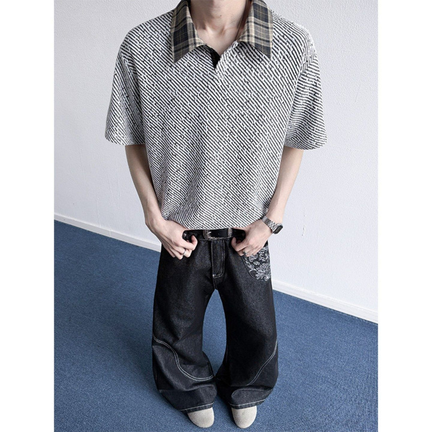 Loose-fit Casual Breathable Half-sleeve T-shirt 2 Loose-fit Casual Breathable Half-sleeve T-shirt - Image 2