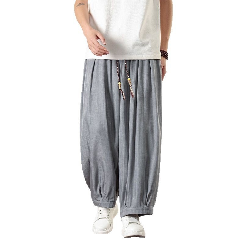 Men's Retro Plus Size Harem Pants 10 Men's Retro Plus Size Harem Pants - Image 10