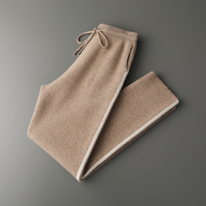 Cashmere Loose Knitted Casual Pants 7 Cashmere Loose Knitted Casual Pants - Image 7